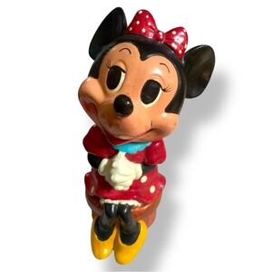 Vintage Disney
MINNIE MOUSE Piggy Bank - Rare